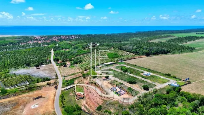 Lotes a partir de 180m² em um povoado a 1,5km do mar de Coruripe - Condomínio Santa Maria