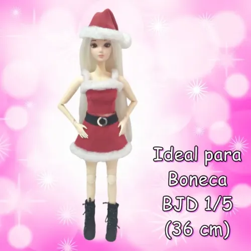 Roupa para boneca BJD 1/5 (36 cm) estilo Natalino