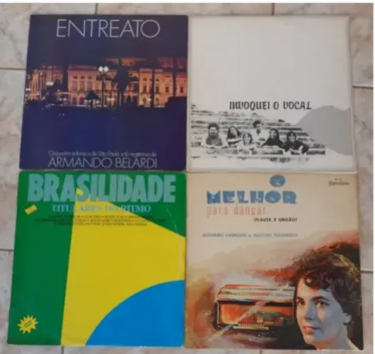 invoquei o vocal/entreato/brasilidade/o melhor para dançar(pacote)4 lps