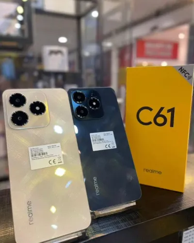 Realme C61 -128/4 NFC Novo na caixa - 2 cores