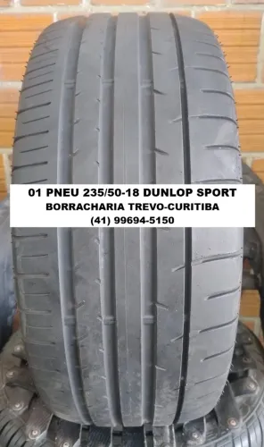01 pneu 235/50/18 Dunlop Sport maxx por 200,00