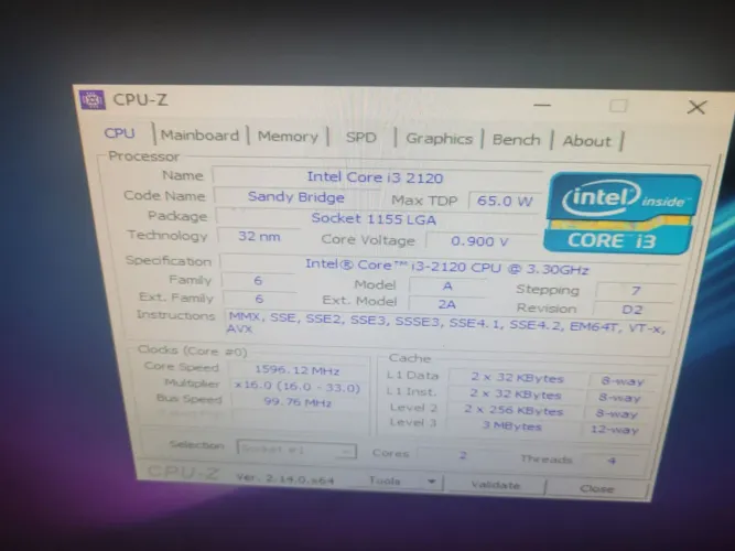 Kit i3 2120 4gb ram