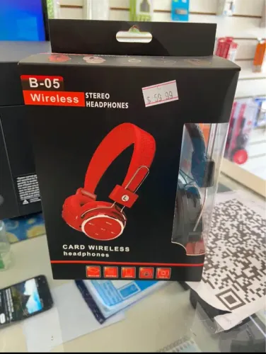 Fone De Ouvido Sem Fio bluetooth Micro Sd Usb B-05 Headphone