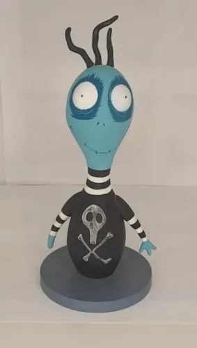 boneco toy art tim burton toxic boy