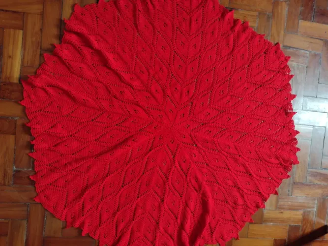 Linda toalha de mesa em crochê