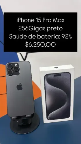 Iphone 15 Pro Max 256GB Bateria 92%
