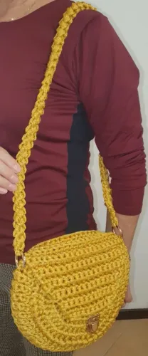 Bolsa de crochê artesanal-exclusiva e sofisticada