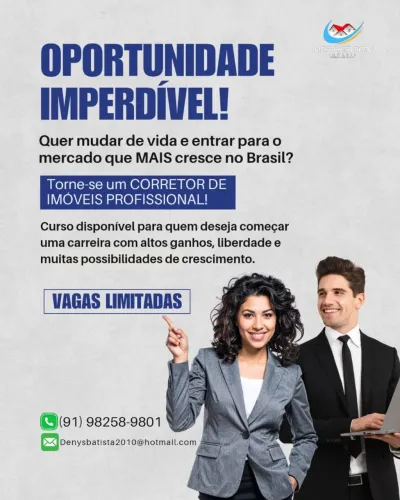 OPORTUNIDADE ÚNICA PARA MUDAR DE VIDA