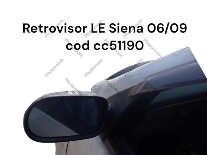 Retrovisor LE Siena 06/09 - Original