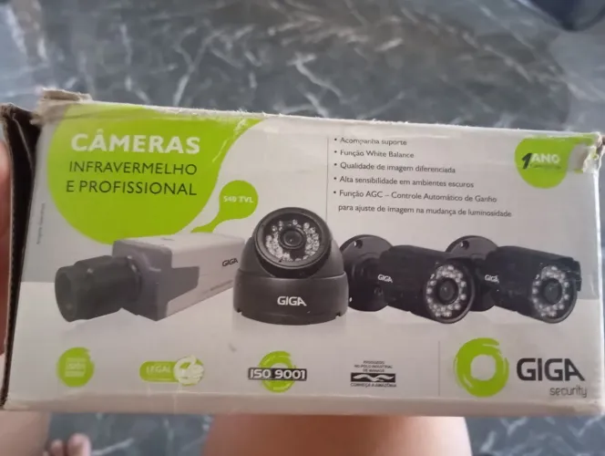 Câmera de Segurança Gigas 540 TVL - Profissional