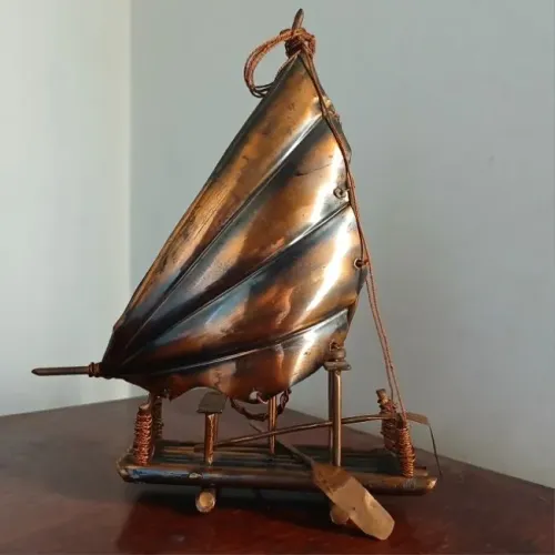 Jangada em cobre anos 60