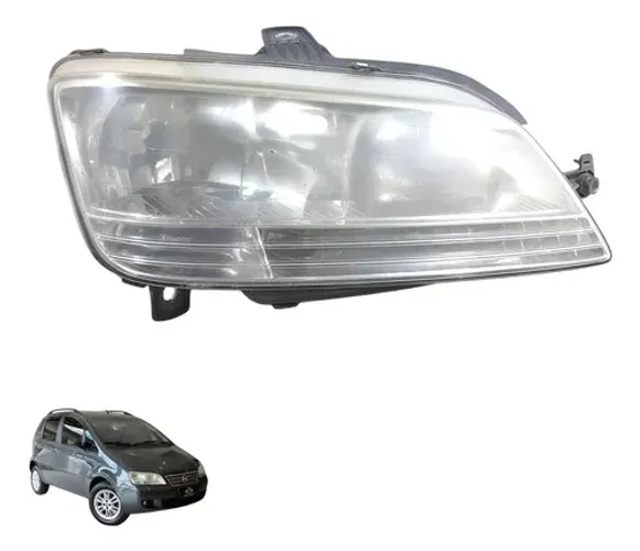 Farol Lado Direito Fiat Idea 2010 - Direito/passageiro
