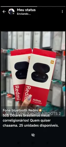 Fone bluetooth Redmi Airdots 2