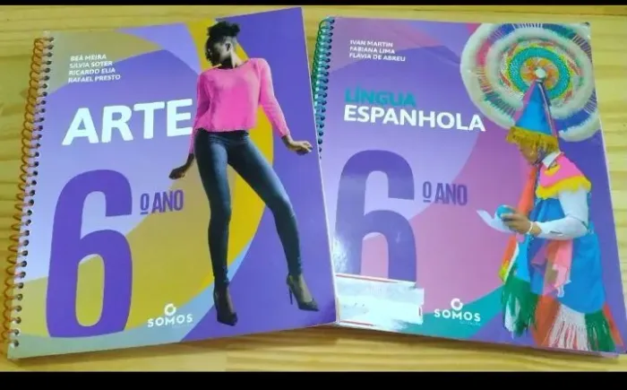 Kit Livros Ph 6o Ano Com Arte e Espanhol - Somos Educação