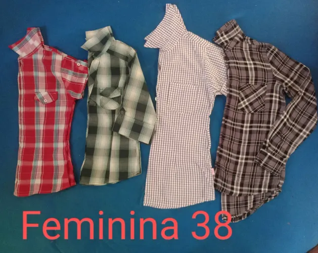 Camisas xadrez Femininas 36 ao 40