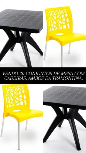 20 conjuntos de mesa Polipropeleno
