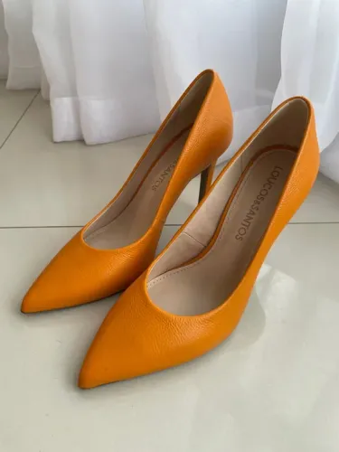 Salto Alto Laranja Loucos & Santos 37
