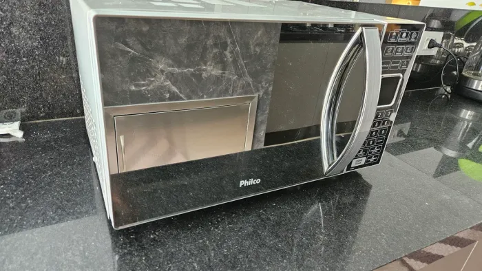 Micro-ondas philco espelhado funcionando perfeito