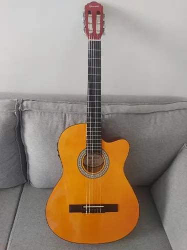 Vendo violão Giannini novo elétrico 