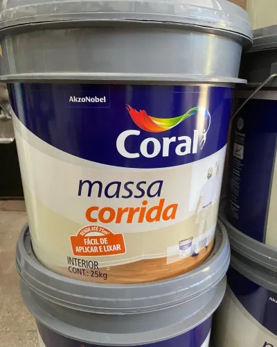 Massa corrida 25kg Coral