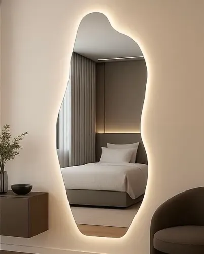 Espelho orgânico com led