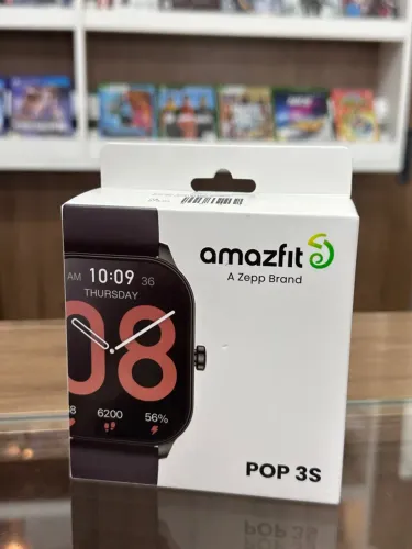 Smartwatch Amazfit Xiaomi Pop 3S Novo Loja Física Parcelado Sem Juros