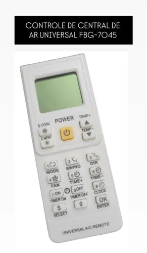 CONTROLE CENTRAL DE AR UNIVERSAL