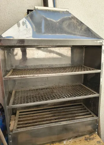 Churrasqueira residencial em aço inoxidável 