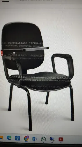 CADEIRA UNIVERSITÁRIA ESCOLAR COM PRANCHETA 