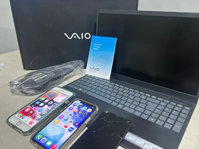 Eletrônicos conserto, iPhone 12, iPhone 7 Plus, sams A20 Notbook vaio core i5 com caixa