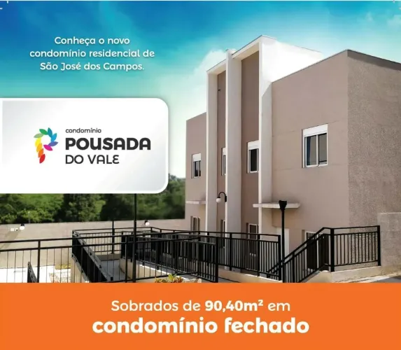 Sobrado à Venda em Condomínio Fechado - 3 dorm (1 suíte) - Pousada do Vale - São José dos