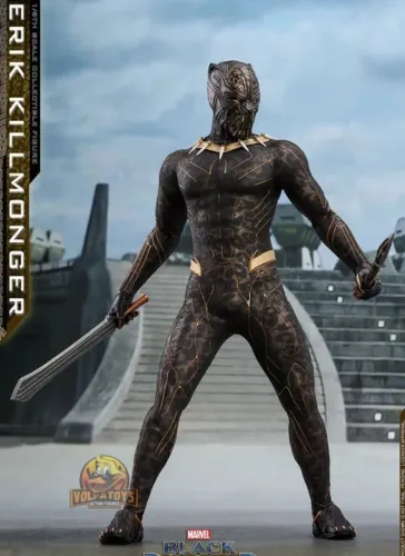 ERIK KILLMONGER - BLACK PHANTER HOT TOYS MMS471 - PANTERA NEGRA