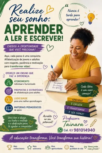 Alfabetização de Jovens e Adultos