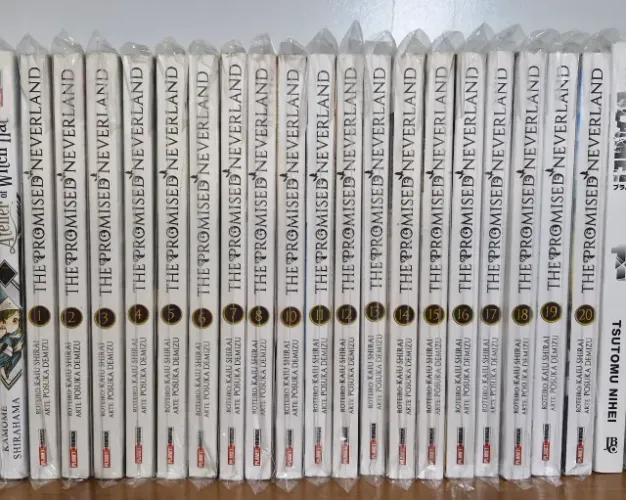 Coleção Completa do Mangá Promised Neverland - Volumes 1 ao 20