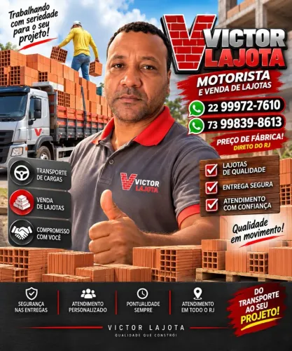 venda de lajotas direto da fábrica 