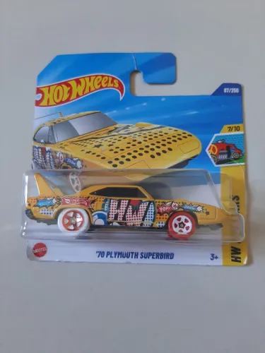 Hot Wheels Plymouth Superbird Art Cars amarelo