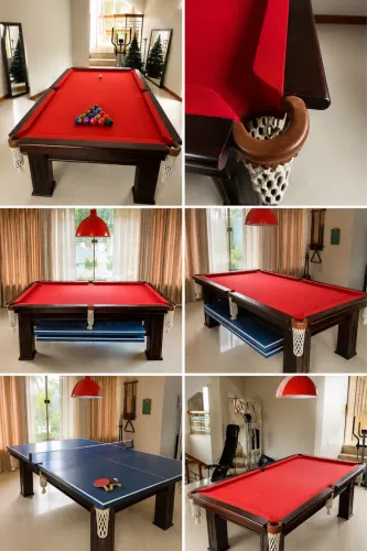 Mesa de Bilhar Hobby + Tampo de Ping Pong | 2 em 1