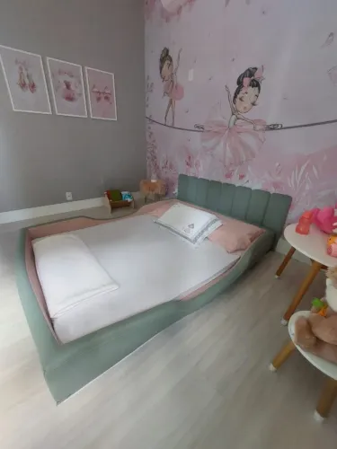 Cama Montessoriana Casal com Colchão courino