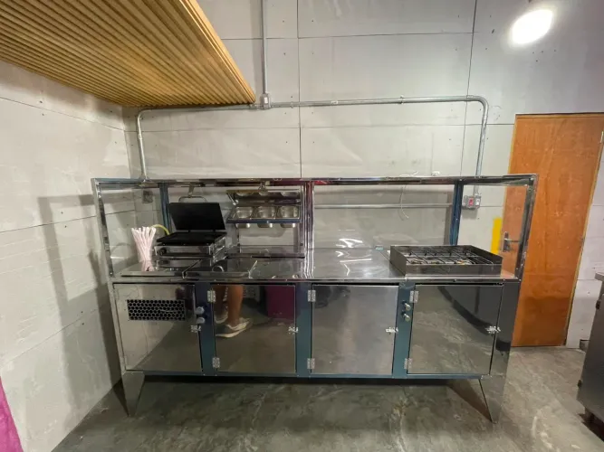Carrinho de cachorro quente+tapioca+lanche+fundi