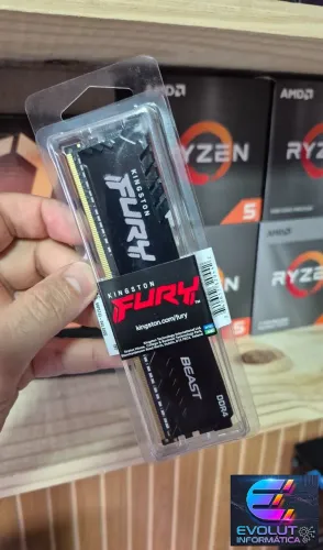Memória RAM 8GB DDR4 Kingston nova, lacrada, com garantia!