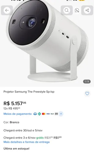 Projetor Samsung Freestyle