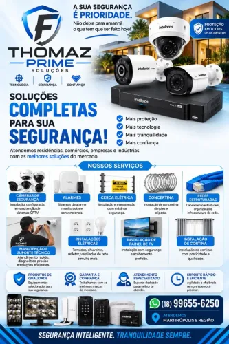 Instalação de Câmeras de segurança