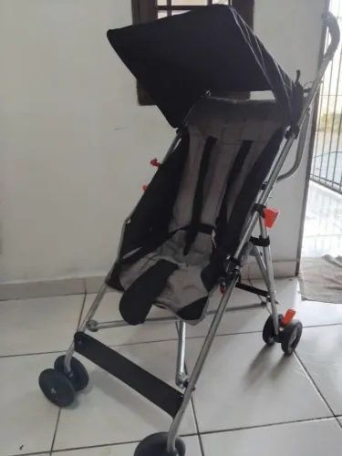 Carrinho de Bebê Multikids Navy Preto/Beige - 15kg - carrinho de passeio