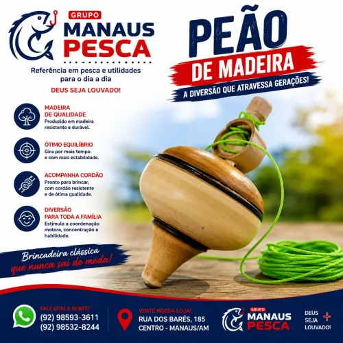 Peão de Madeira