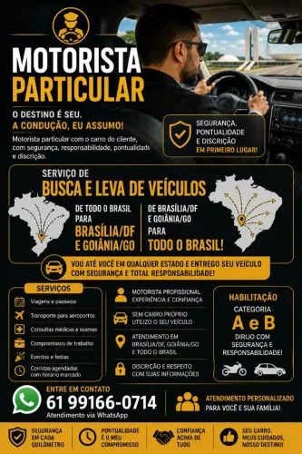 Motorista particular interestadual 
