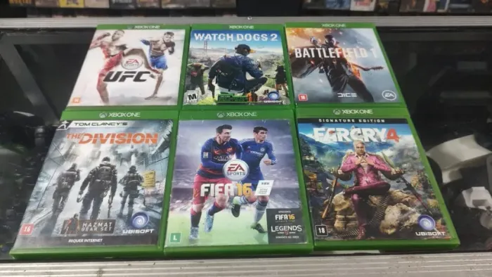 JOGOS ORIGINAIS DE XBOX ONE 130 CADA ACEITO CARTÃO EM 6X SEM JUROS