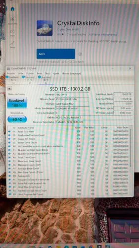 SSD Goldenfir 1-TERA SATA 3 100% SAUDAVEL FAÇO CATIRA