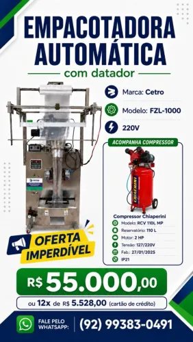 EMPACOTADORA AUTOMÁTICA