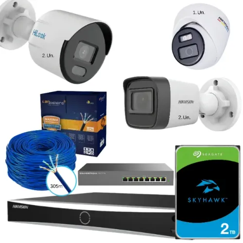 Kit Segurança 5 Câmeras IP