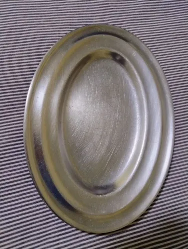 Travessa oval em inox da fortinox